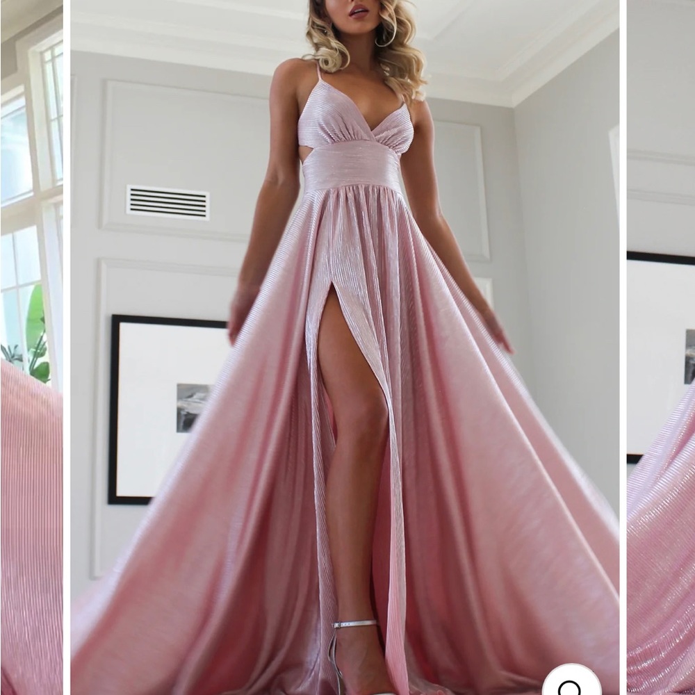 Studio Minc Metallic Prom Dress